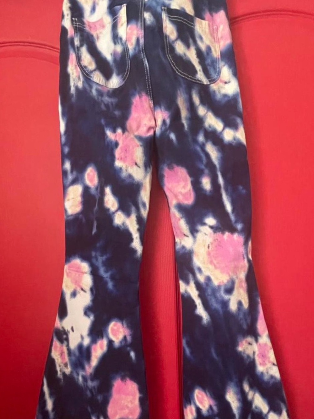 TIE DYE BELL BOTTOMS - VGC